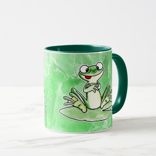 Frosch Tasse (VorderseiteRechts)