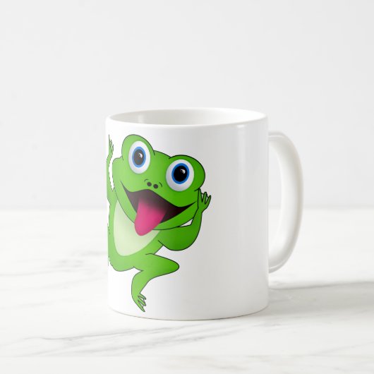 Frosch-Tasse Kaffeetasse (VorderseiteRechts)