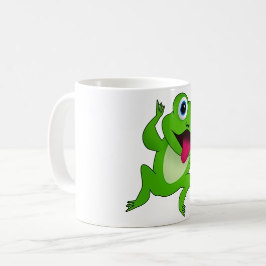 Frosch-Tasse Kaffeetasse (Vorderseite Links)