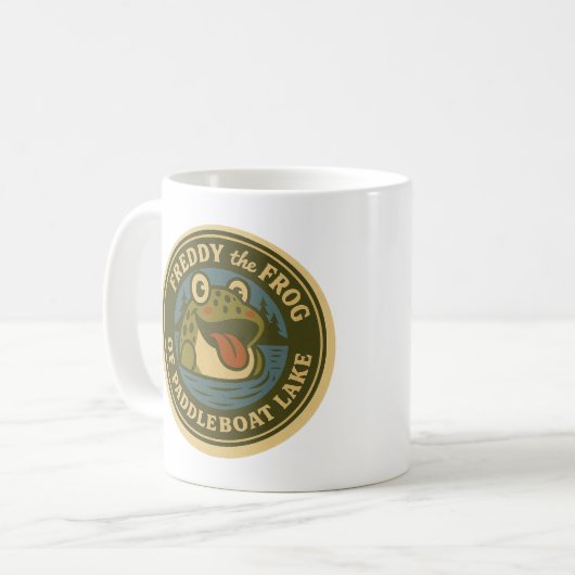 Frosch-Tasse-  Kaffeetasse (Vorderseite Links)