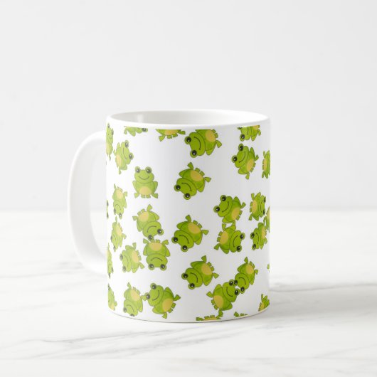 Frosch-Tasse Kaffeetasse (Vorderseite Links)