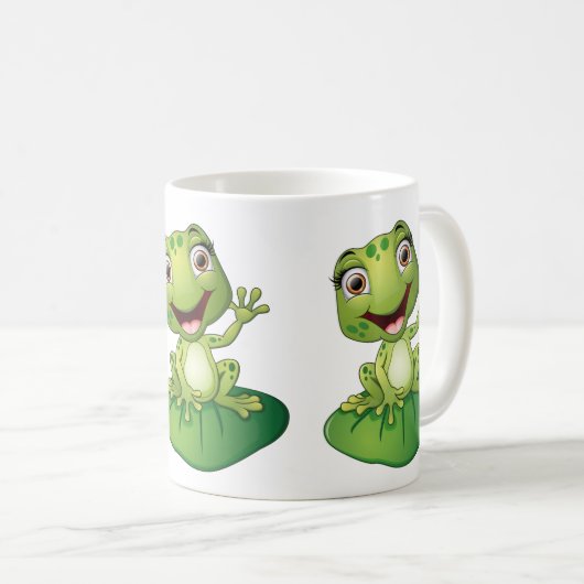 Frosch-Tasse Kaffeetasse (VorderseiteRechts)