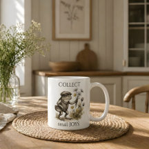 Frosch-Tasse - "Kleine Freuden sammeln"