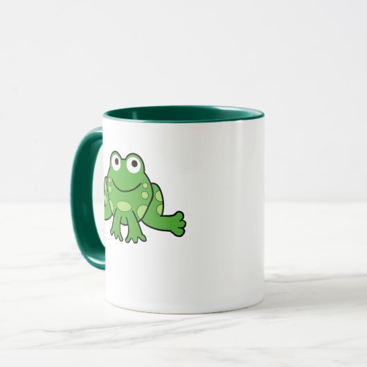 Frosch-Tasse Tasse (Vorderseite Links)