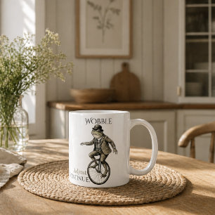 Frosch-Tasse – "Wackel-Einstell-Weiter" Kaffeetasse