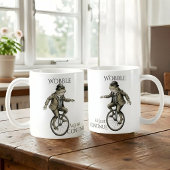 Frosch-Tasse – "Wackel-Einstell-Weiter" Kaffeetasse