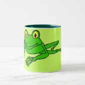 Frosch-Tasse Zweifarbige Tasse (Mittel)