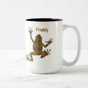 Frosch-Tasse Zweifarbige Tasse