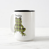 Frosch-Tasse Zweifarbige Tasse (Vorderseite Links)