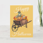 Frosch-tastische Kürbiskeule Halloween Feiertagskarte (Vorderseite)