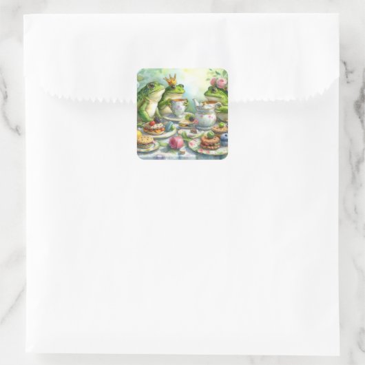 Frosch Tee Party Stickers (Tasche)