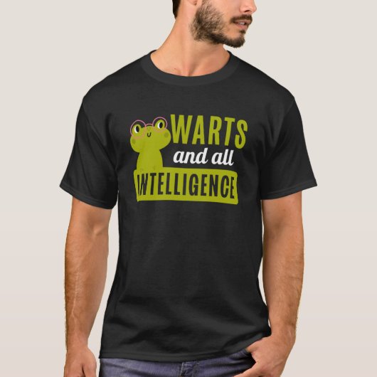 Frosch Toad Warzen und alle Intelligenz T-Shirt (Vorderseite)