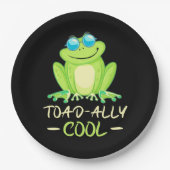 Frosch total Cool Pappteller (Vorderseite)
