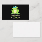 Frosch total Cool Visitenkarte (Vorne/Hinten)