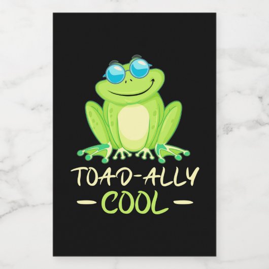 Frosch total Cool Weinetikett (Einzelnes Label)