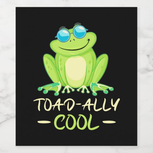 Frosch total Cool Weinetikett (Einzelnes Label)