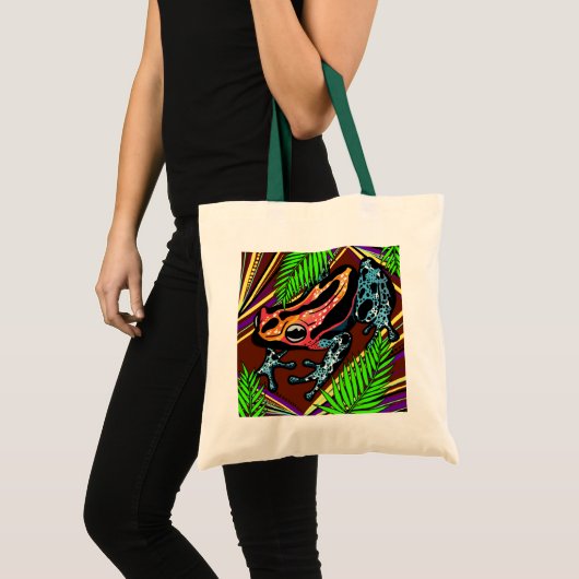 Frosch Tote Bag Tragetasche (Vorderseite (Produkt))