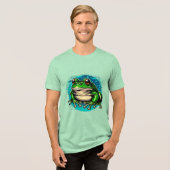 Frosch Tri-Blend Shirt (Vorderseite voll)