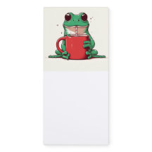 Frosch trinken Kaffee