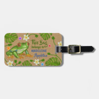 Frosch-tropische Sommer-Strand-Ferien |