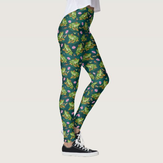 Frosch-tropisches Leggings (Rechts)