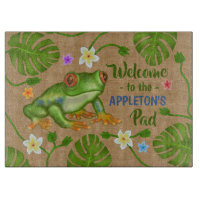 Frosch-tropisches Willkommen zum