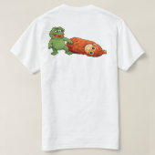 Frosch und Affe T-Shirt (Design Rückseite)