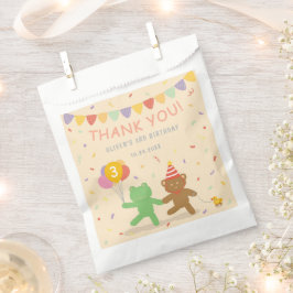 Frosch- und Bär-Geburtstags-Party-Geschenktüte Geschenktütchen
