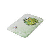 Frosch und Biene Badematte (Schrägansicht)