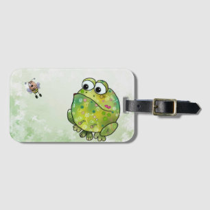 Frosch und Biene Gepäckanhänger