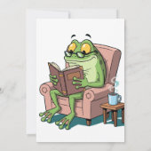Frosch und Bildung Einladung (Rückseite)