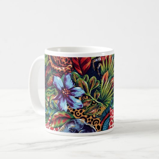 Frosch und Blume 2 Kaffeetasse (Vorderseite Links)
