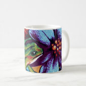 Frosch und Blume 2 Kaffeetasse (VorderseiteRechts)