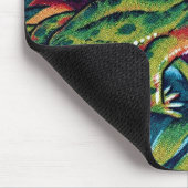 Frosch und Blume 2 Mousepad (Ecke)