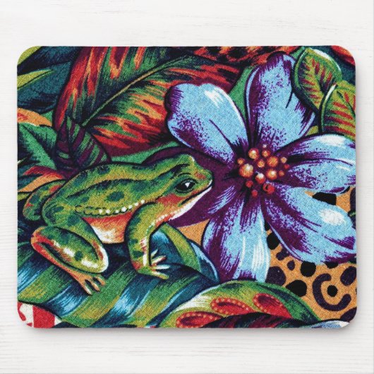 Frosch und Blume 2 Mousepad (Vorne)