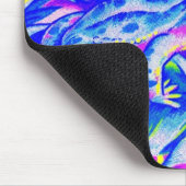Frosch und Blume 2i Mousepad (Ecke)