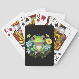 Frosch und Blume Spielkarten