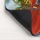 Frosch und Cello Mousepad (Ecke)