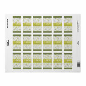 Frosch und Dragonfly Mini Hershey Bar Label Adressaufkleber (Vorne)