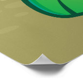 Frosch und Dragonfly Poster (Ecke)