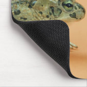 Frosch und Eidechse mit Kronen Mousepad (Ecke)