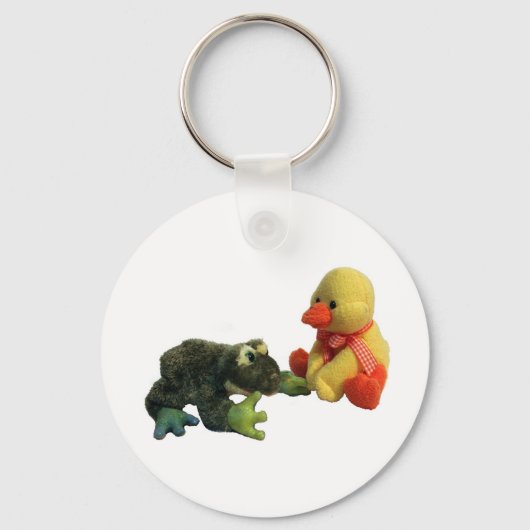 Frosch und Ente Schlüsselanhänger (Vorderseite)