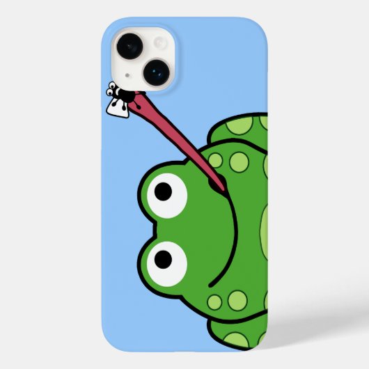 Frosch und Fliegen Case-Mate iPhone Hülle (Rückseite)
