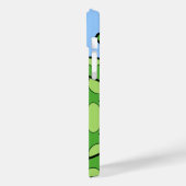 Frosch und Fliegen Case-Mate iPhone Hülle (Rückseite / Links)