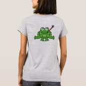 Frosch und Fliegen T-Shirt (Rückseite)