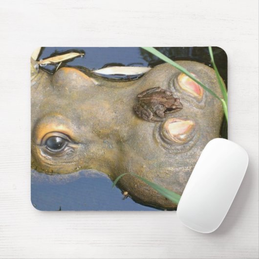 Frosch und Flusspferd Mousepad (Mit Mouse)