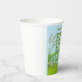 Frosch und Fly Maze Birthday Paper Cups Pappbecher (Rechts)