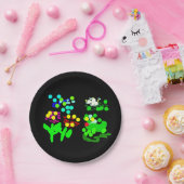 Frosch und Frühjahr Pappteller (Party)
