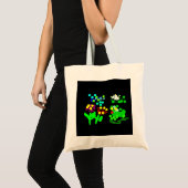 Frosch und Frühjahr Tragetasche (Vorderseite (Produkt))