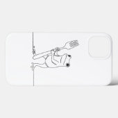 Frosch und Gabel Case-Mate iPhone Hülle (Rückseite (Horizontal))